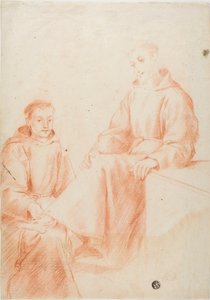 Dva mniši od Lodovico Carracci