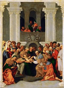 Renesance: La circoncision du Christ - Die Beschneidung Christi par Mazzolino, Ludovico (1480-1528)