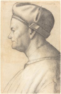 Profil muže od Lombard 16th Century