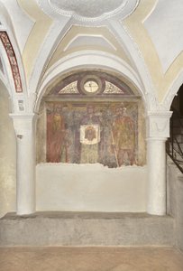 Veronica mezi svatým Kryštofem a svatým rytířem od Lombard School
