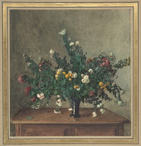 Kytice malých chryzantém, 1862. od Léon Bonvin