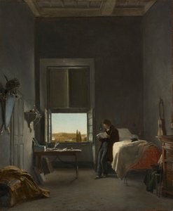 Umělec ve svém pokoji ve Villa Medici, Řím