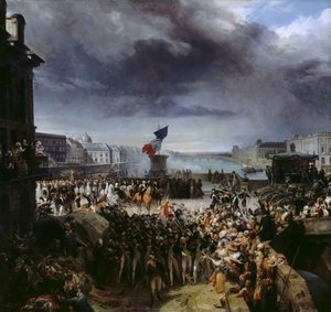 Národní garda Paříže odjíždí do armády, září 1792