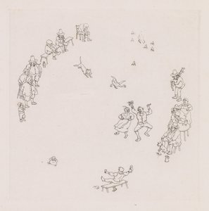 Revelers Ribauds et Ribaudes. od Léonce Justin Alexandre Petit
