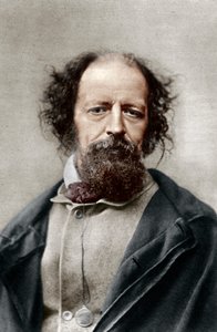 Alfred, Lord Tennyson, laureát básníka Spojeného království, c1867.