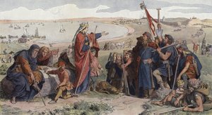 Thyra Dannebod objednává stavbu Danevirke