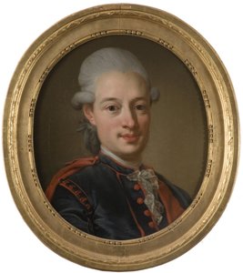 Gudmund Joran Adlerbeth, ecrivain et homme politique suedois - Portrét Gudmunda Joerana Adlerbetha (1751-1818), od Pascha, Lorenze, mladšího (1733-1805). Olej na plátně