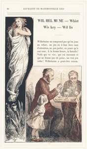 Wilhelmine, Whist, Wiskey, Willis, strana 36 - Abeceda paní Lili, autor L. Froelich a otec (sám Hetzel). Bibliotheque  Magasin d