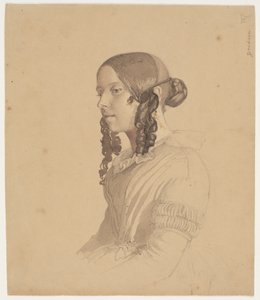 Ženský portrét (Helene v. Germadt) od Lorenz Frølich