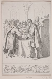 Ilustrace pro "Kristus druhý. Úplné rozpuštění království" od Lorenz Frølich