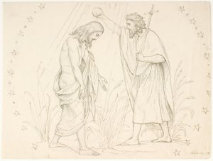 Křest Kristův od Lorenz Frølich