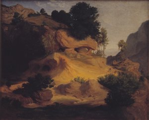 Krajina poblíž Subiaco, Itálie od Lorenz Frølich