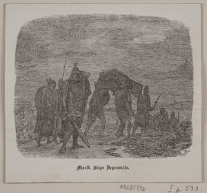 Pohřeb Marska Stiga od Lorenz Frølich
