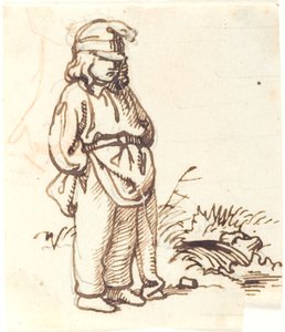 Stojící chlapec od Lorenz Frølich