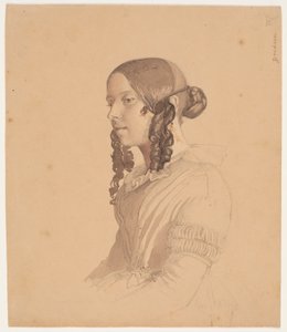 Ženský portrét (Helene v. Germadt) od Lorenz Frølich