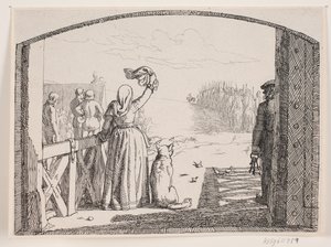 Ilustrace k básni Adama Oehlenschlägera „Dvě kostelní věže“ od Lorenz Frølich