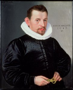 Portrét mladého gentlemana na rukávu, 1587