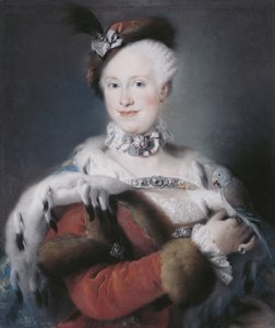 Portrét Infanta Maria Luisa Španělska 1745-1792, císařovna Svaté říše římské, 1763