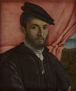 Portrét mladého muže od Lorenzo Lotto