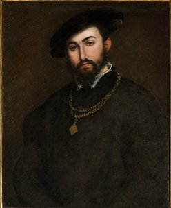 Portrét Girolamo degli Azzoni Avogaro (1467-1519) par Lotto, Lorenzo (1480-1556). Olej na plátně, rozměr: 67x52, První polovina 16. stol., Fondazione Cini, Benátky od Lorenzo Lotto