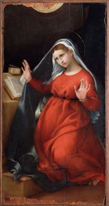 Panna zvěstování - Malba od Lorenzo Lotto