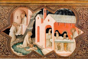 Oltářní obraz Korunovace Panny Marie od Lorenzo Monaco