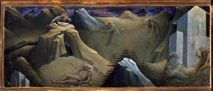 Episode of the Life of St Onofrio or Onuphrius Painting od Lorenza Monaca (1370-1423)