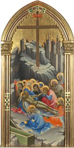 Oplakávání nad Kristem od Lorenzo Monaco