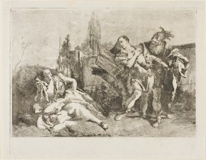 Rinaldo odchází z Armidy od Lorenzo Tiepolo