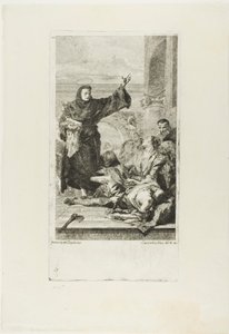 Zázrak svatého Antonína Paduánského od Lorenzo Tiepolo