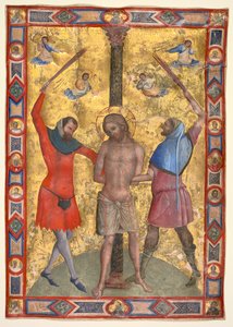 Miniatura z Mariegoly: Bičování, c. 1350-1375.