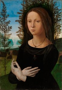 Portrét mladé ženy od Lorenzo di Credi