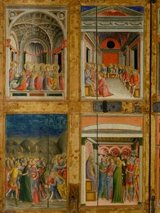 Relikviář dveří Santa Maria della Scala. vnitřní panel