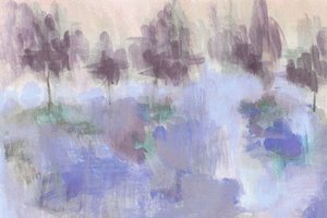 Tree Park 2 – barva periwinkle blue od Lori Ann Folz