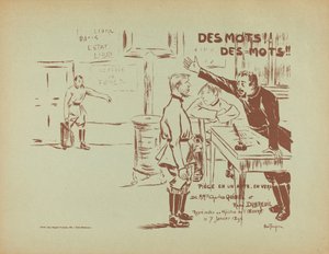 Slova! Slova!, 1896. od Louis Abel Truchet