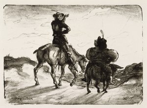 Don Quijote a Sancho Panza od Louis Anquetin