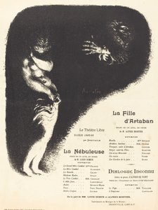 Dcera Artabana, Mlhovina, Neznámý dialog, 1896. od Louis Anquetin