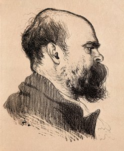 Portrét Paula Verlaina od Louis Anquetin