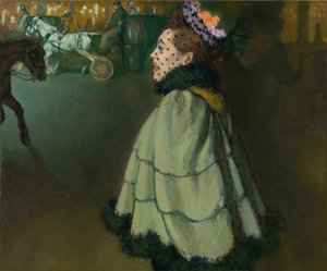Žena v noci na Champs-Élysées od Louis Anquetin