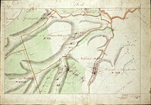 Atlas koncesí uhelné půdy Saar paní Beaunier & Calmelet, inženýry těžebního sboru. od Louis Antoine Beaunier