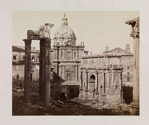 Forum Romanum od Louis Auguste Bisson