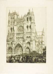 Katedrála v Amiens od Louis Auguste Lepère