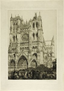 Katedrála v Amiens od Louis Auguste Lepère