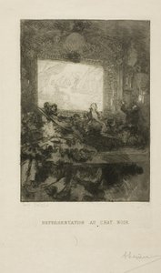 V Chat Noir od Louis Auguste Lepère