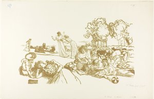 Moderní bukolické od Louis Auguste Lepère