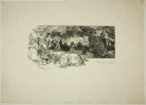 Jídelna matky Pichardové, nedaleko Gorge aux Loups