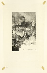 Quartier des Gobelins, deska 20 od Le Long de la Seine et des Boulevards od Louis Auguste Lepère
