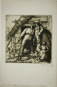 The Poulterer od Louis Auguste Lepère