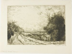 Cesta do Houssoye od Louis Auguste Lepère
