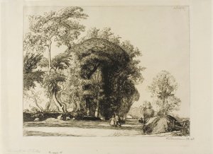 Cesta do St. Gilles od Louis Auguste Lepère